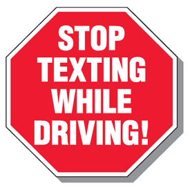 Cell-Phone-Law-&-No-Texting-Signs-Stop-Texting-While-Driving-L3037-ba