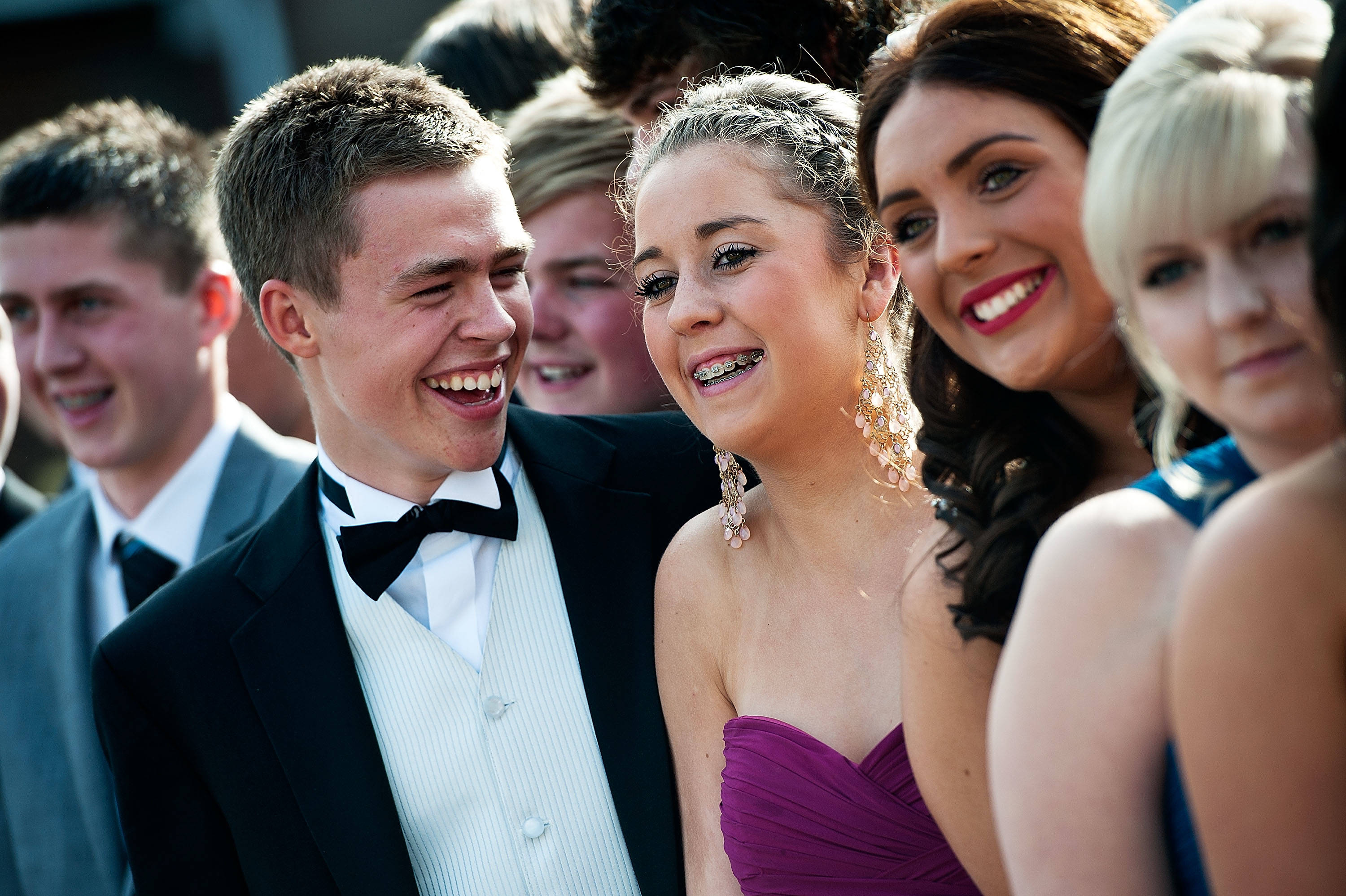 Students Participate In Their School's Final Year Prom Dance