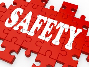 Safety Puzzle Showing Company Security