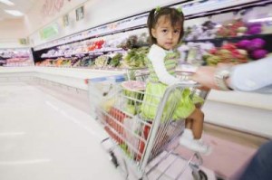 little-girl-in-shopping-cart